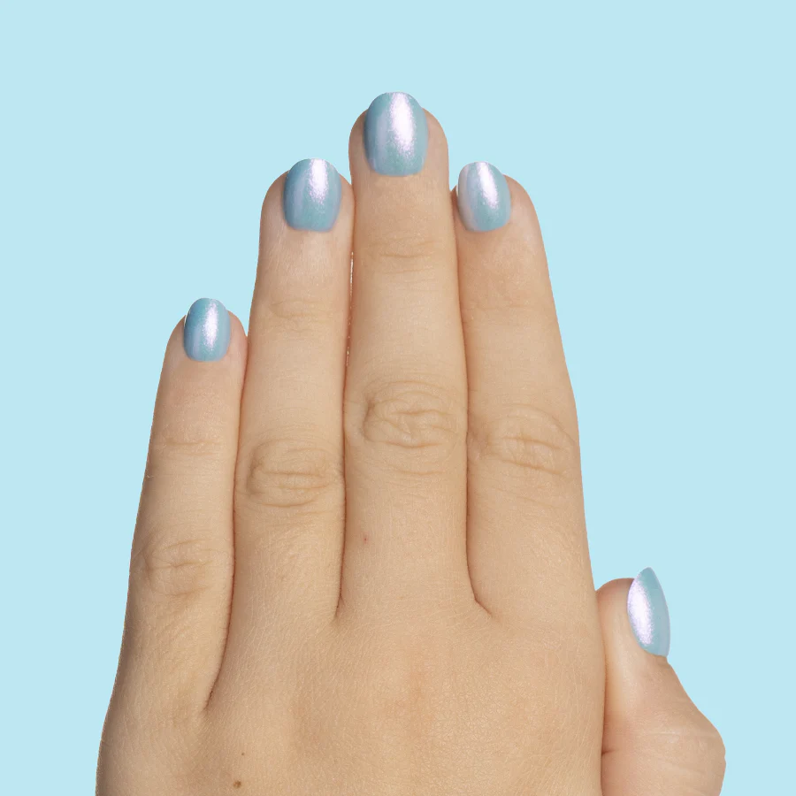 Blue Fairy Dust - Pressies | Extra Short Short | Round - Image 4