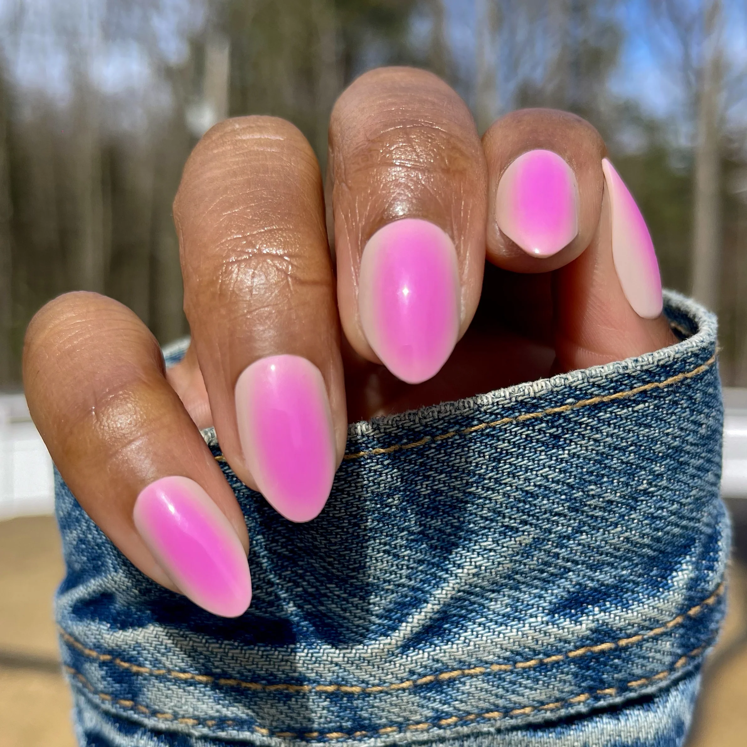 Blush Aura - Press-On | Medium | Almond - Image 3
