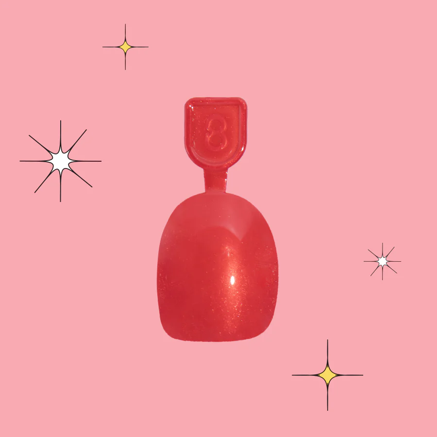 Cherry Chrome Sleigh - Pressies | Extra Short Short | Round - Image 2