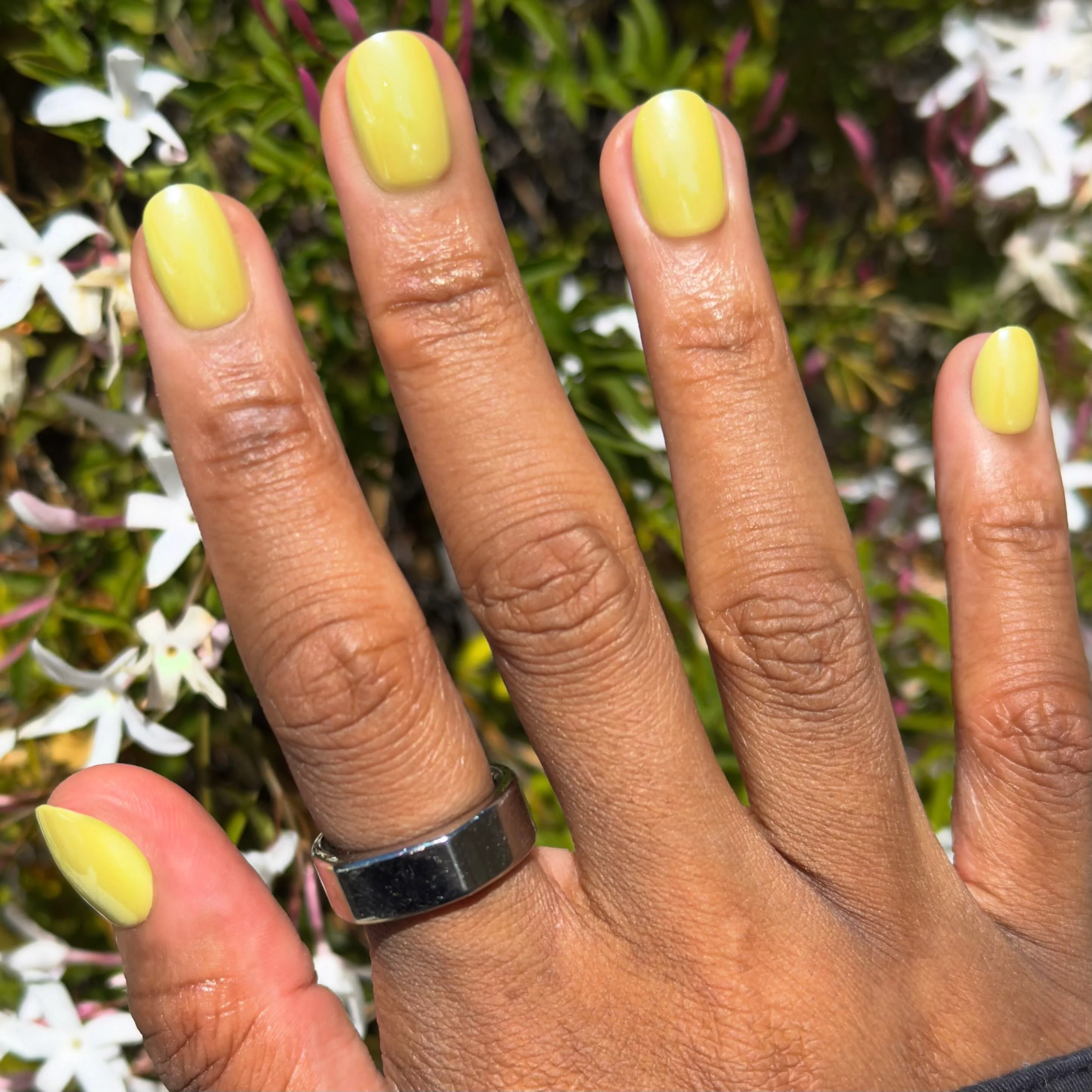 Citrus Chrome - Press-On | Extra Short | Round - Image 3