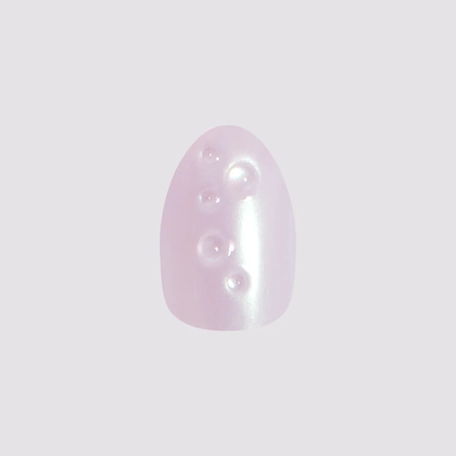 Purple Puka Raindrops - Press-On | Short | Almond - Image 2