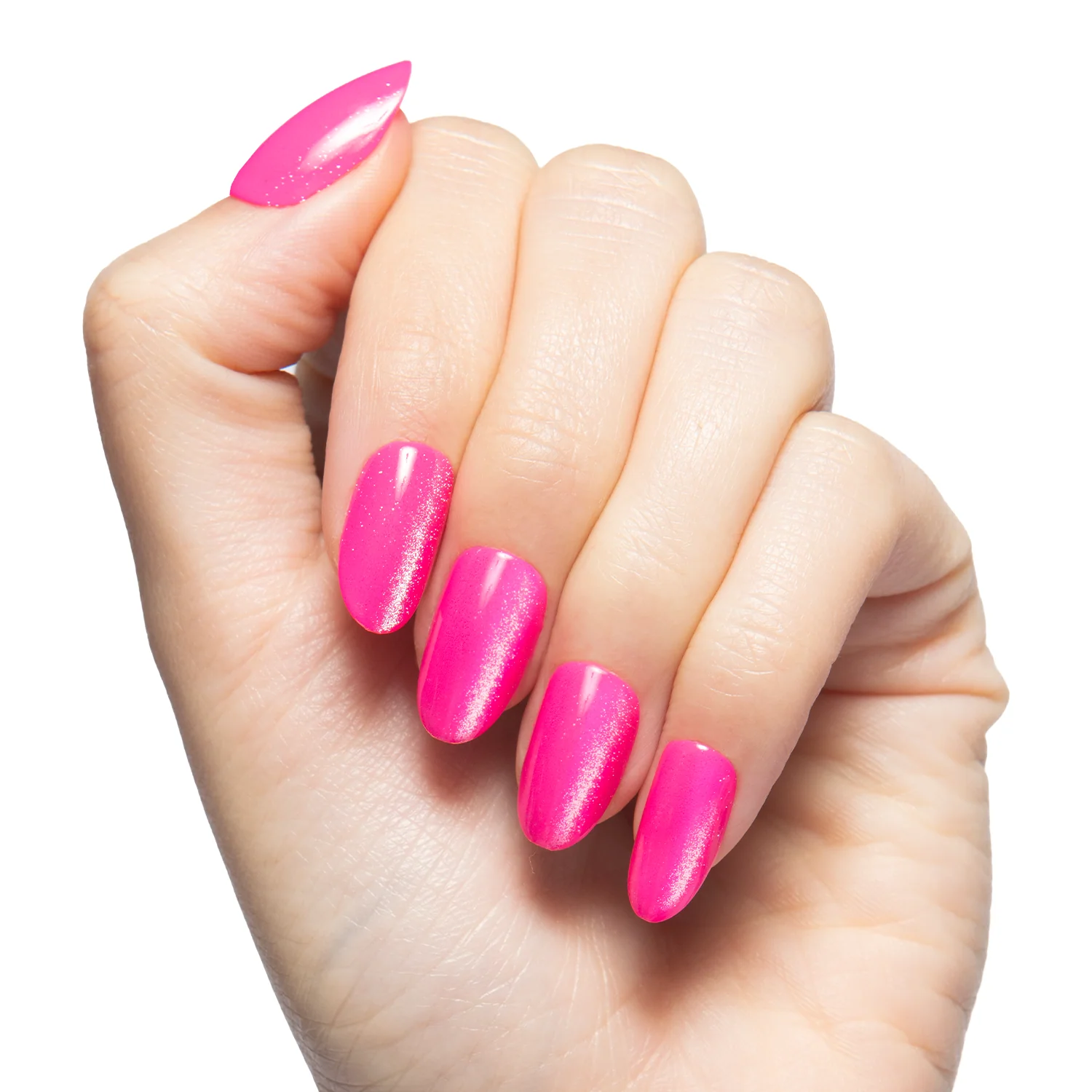 Magenta Velvet - Press On | Medium | Oval - Image 4