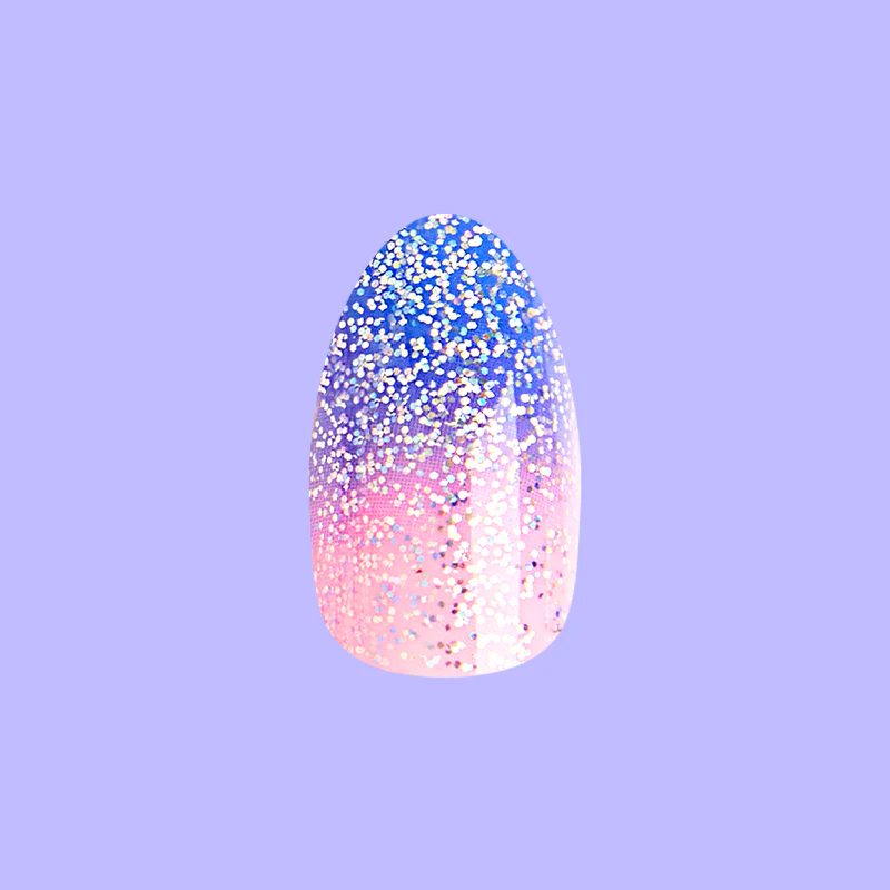Major Glitter Gradient - Press On | Medium | Almond - Image 2