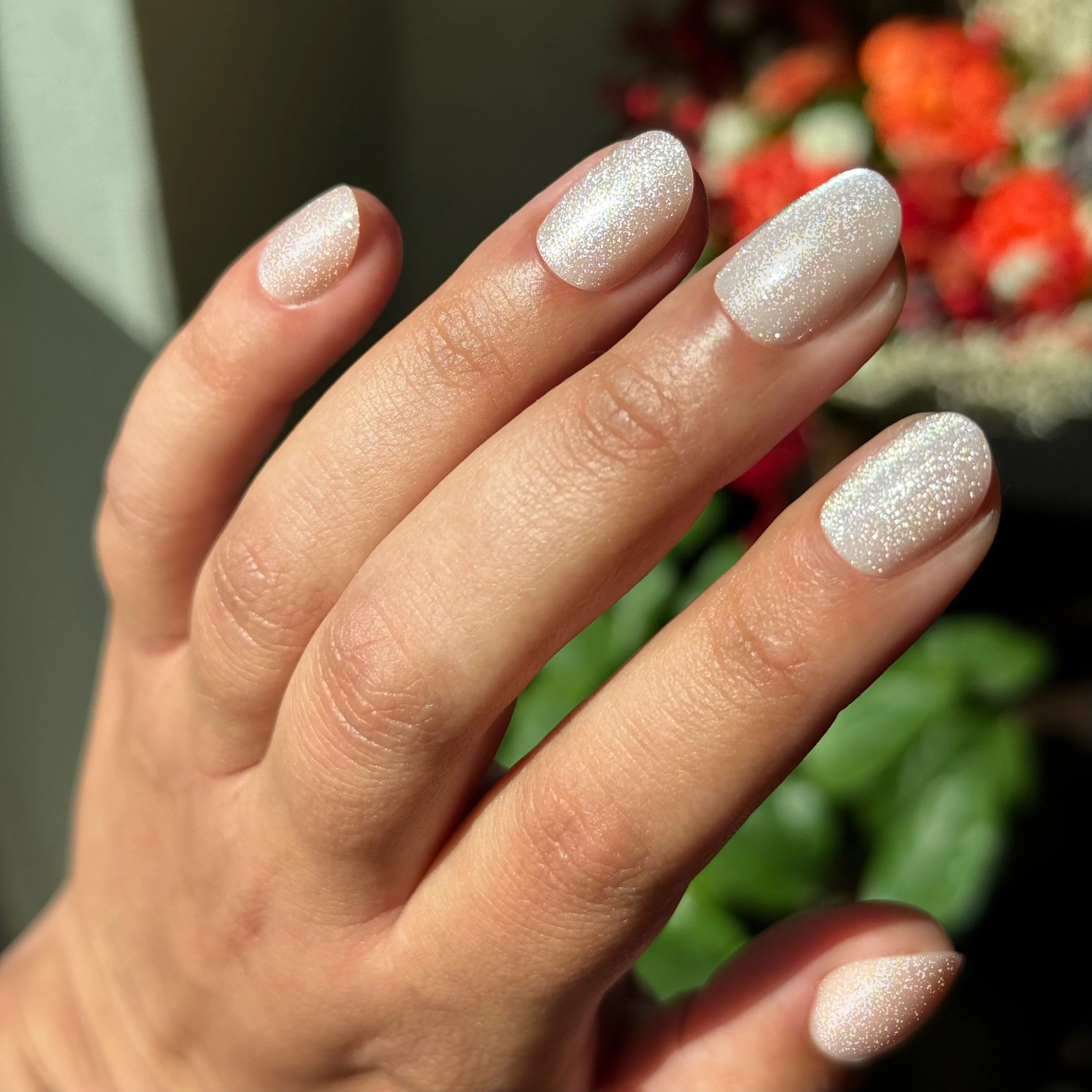 Neutral Shimmer - Press-On | Extra Short | Round - Image 4