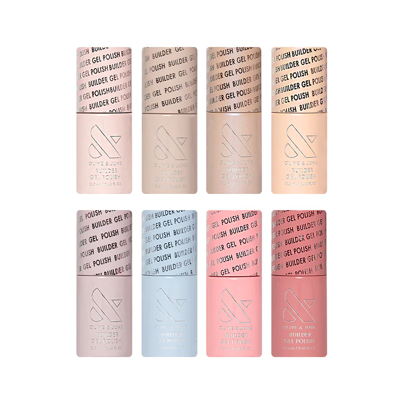Shimmers + New Neutrals Builder Gel Polish Set