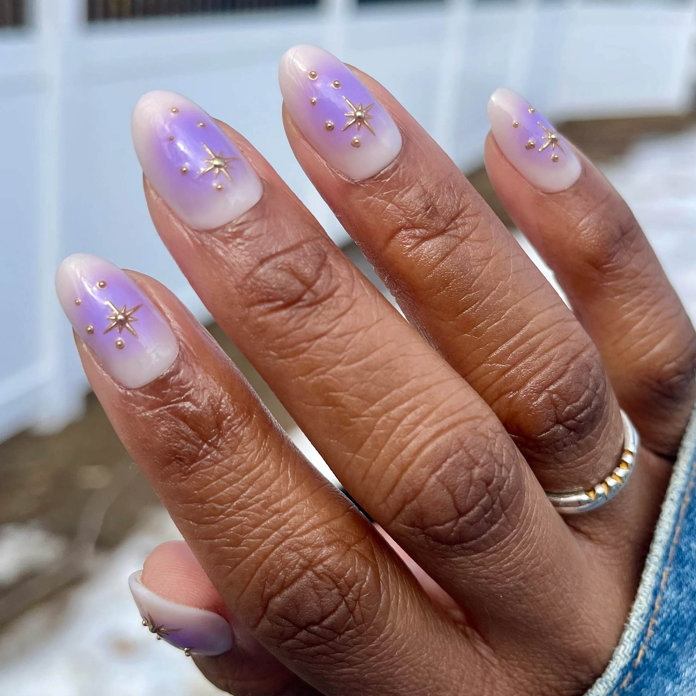 Sparkle Aura Mixed Pack - Press-On | Medium | Oval - Image 5