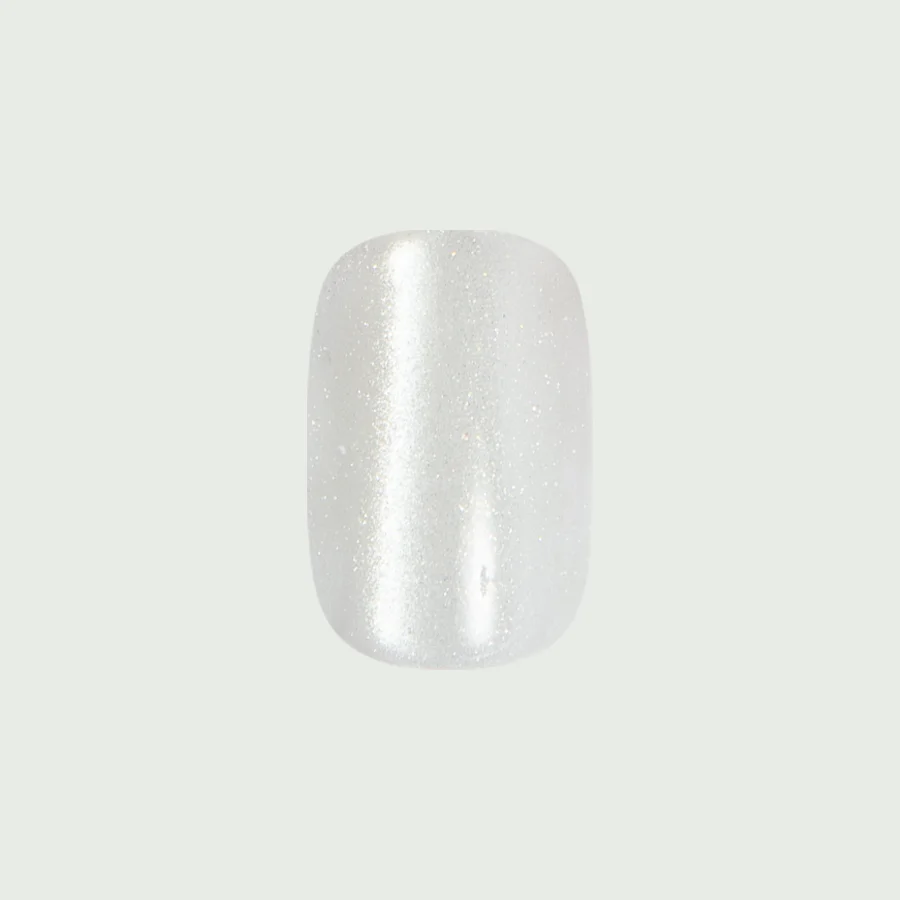 Winter Glitter Velvet - Press-On | Short | Squoval - Image 2
